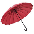 48" 210T 16K Automatic Solid Color Umbrella